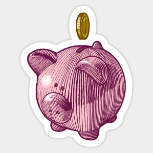 Piggy bank Sticker